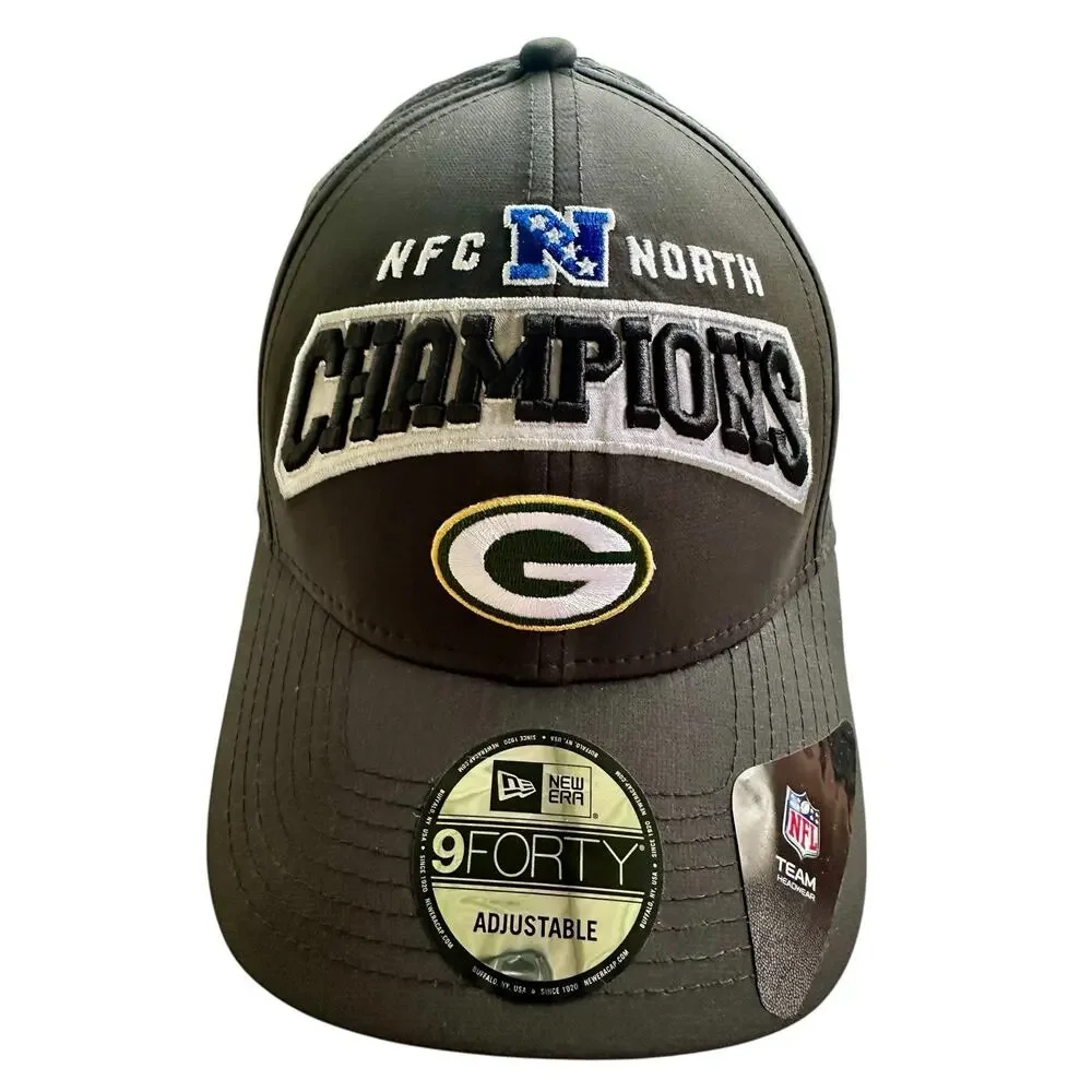 Green Bay Packers New Era ‎ Hat NFC East Champions NFL 2019 Snap Back Black